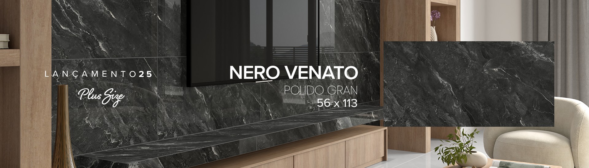 banner home Banner Nero Venato